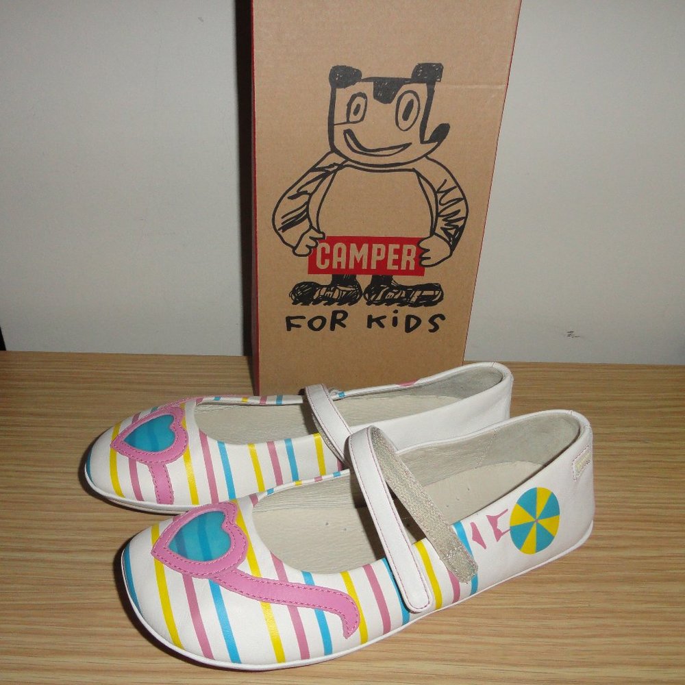 Camper Twins Supersoft Limey Kito Pau Ballet Shoes